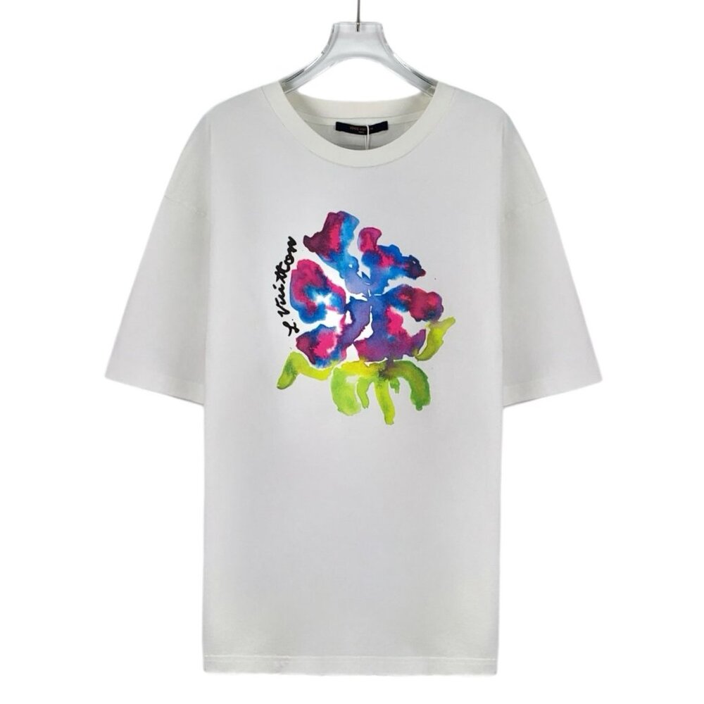 [99% New] Grade A BM0495 Louis Vuitton 2022 White Watercolor Monogram Floral Pri